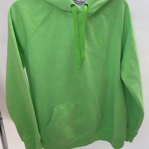 Bright green champion hoodie